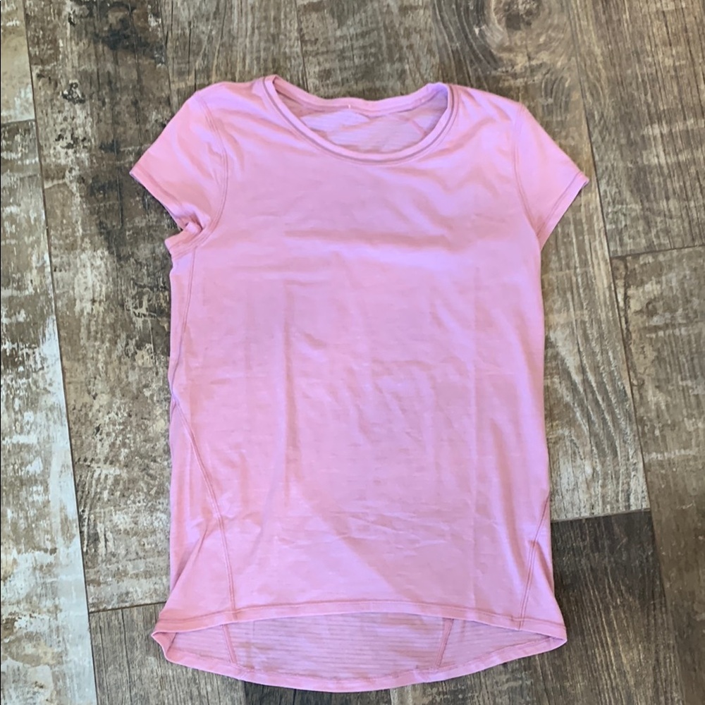 LULULEMON Light Pink Short Sleeve T-Shirt